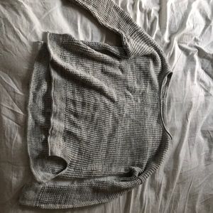 Gray sweater